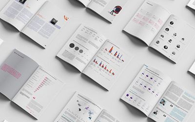 barometer — reports design (multipage layout) brand design brand identity brochure design brochure layout catalog graphic design illustration infographic minimal minimalism modern design