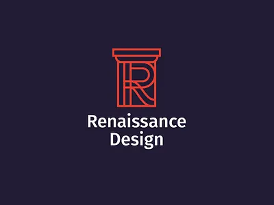 Renaissance Logo architect architecture architecture design architecture logo column logo renaissance