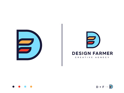 Logo Design-Design Farmer bestlogodesign brand brand identity color palette creative logo d letter logo design agency design farmer designfarmer freelogodesign identitydesign lettermark logo logo design concept logo mark logodesign logodesignapp logodesignideas logodesignmaker logodesignsoftware