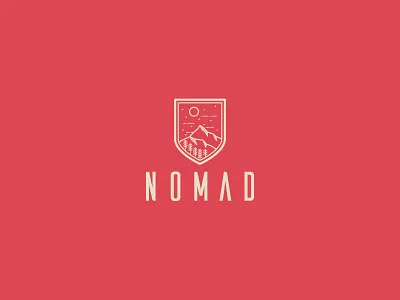Nomad Logo branding design illustration logo minimal vector