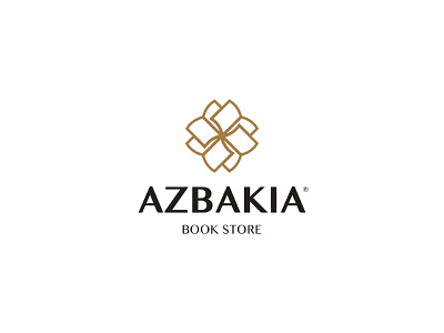 Azbakia azbakia book book store branding logo logodesign