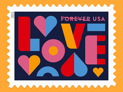 Love Stamp <3 heart love lovely postal service stamp usps valentine valentines