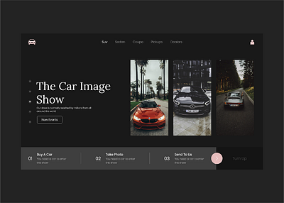 Car Website UI design app black brand brand design car car ui design designer designs ecommerce image logo photo travel tutorial ui ui design uiux ux