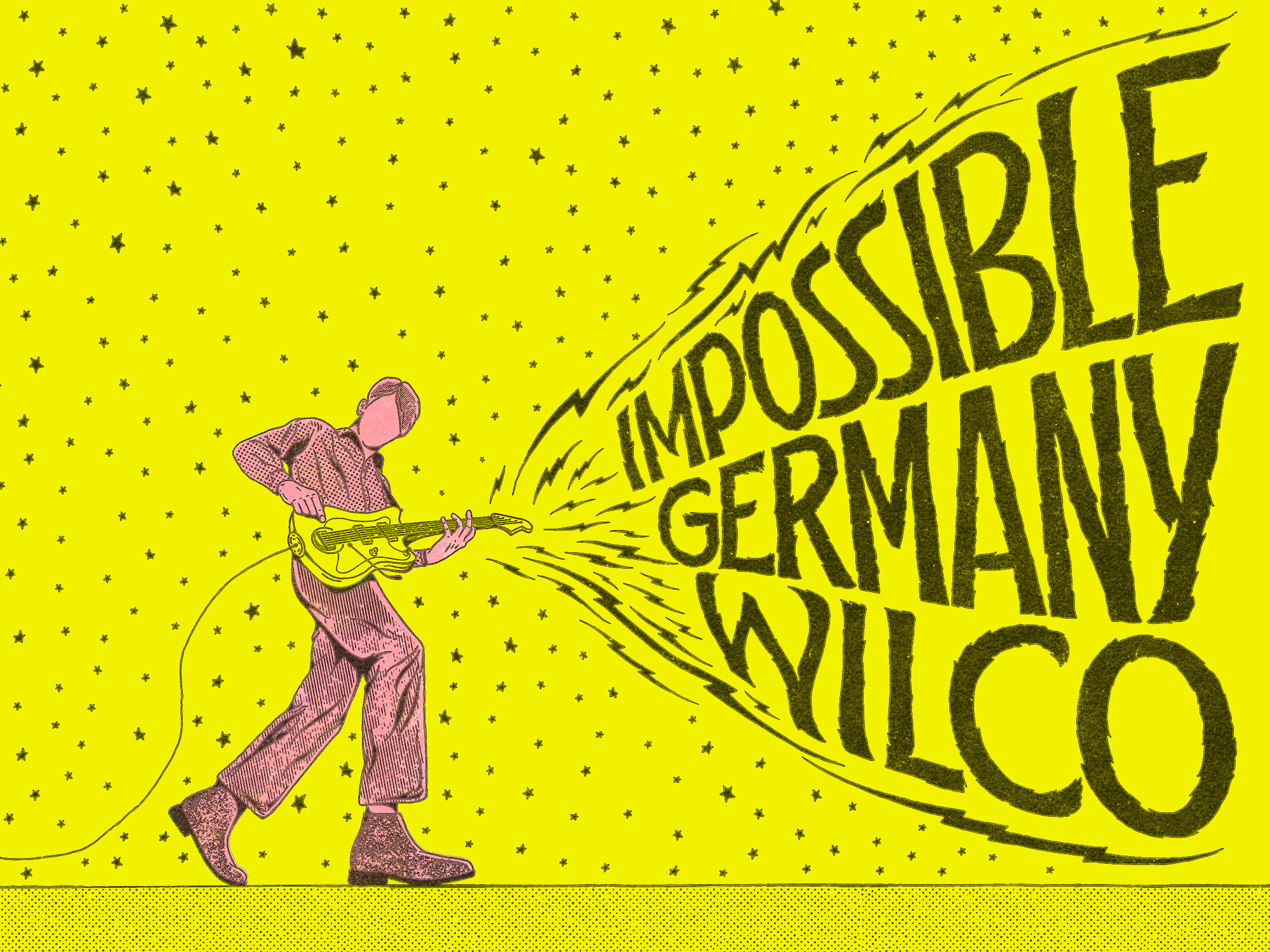 Impossible Germany custom handlettering handmade illustration lettering letters music retro type typeface typography vintage wilco