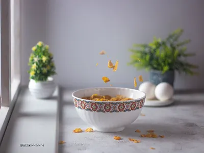 Good morning advertising canon corn corn flakes corner graphic photo photographer photography