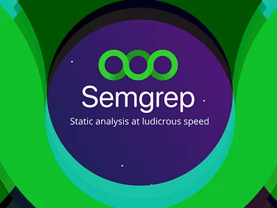 Semgrep Link card branding design github icon links r2c semgrep typography vector