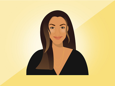 Soulful Sarah - Woman Illustration adobe illustration illustrator portrait vector woman woman illustration woman portrait yellow