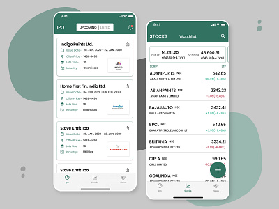 Stock Market App- Ipo.com ( UI/UX Design) illustrator landing design minimalist stock stock market stock market app stock market ui ui uidesign uiux uiux design user experience user interface design userinterface uxdesign white
