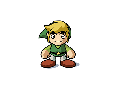 Link art artwork badge cartoon creative cute design design art drawing forsale graphic design illustration illustration art illustrator link logo nintendo photoshop sketch zelda