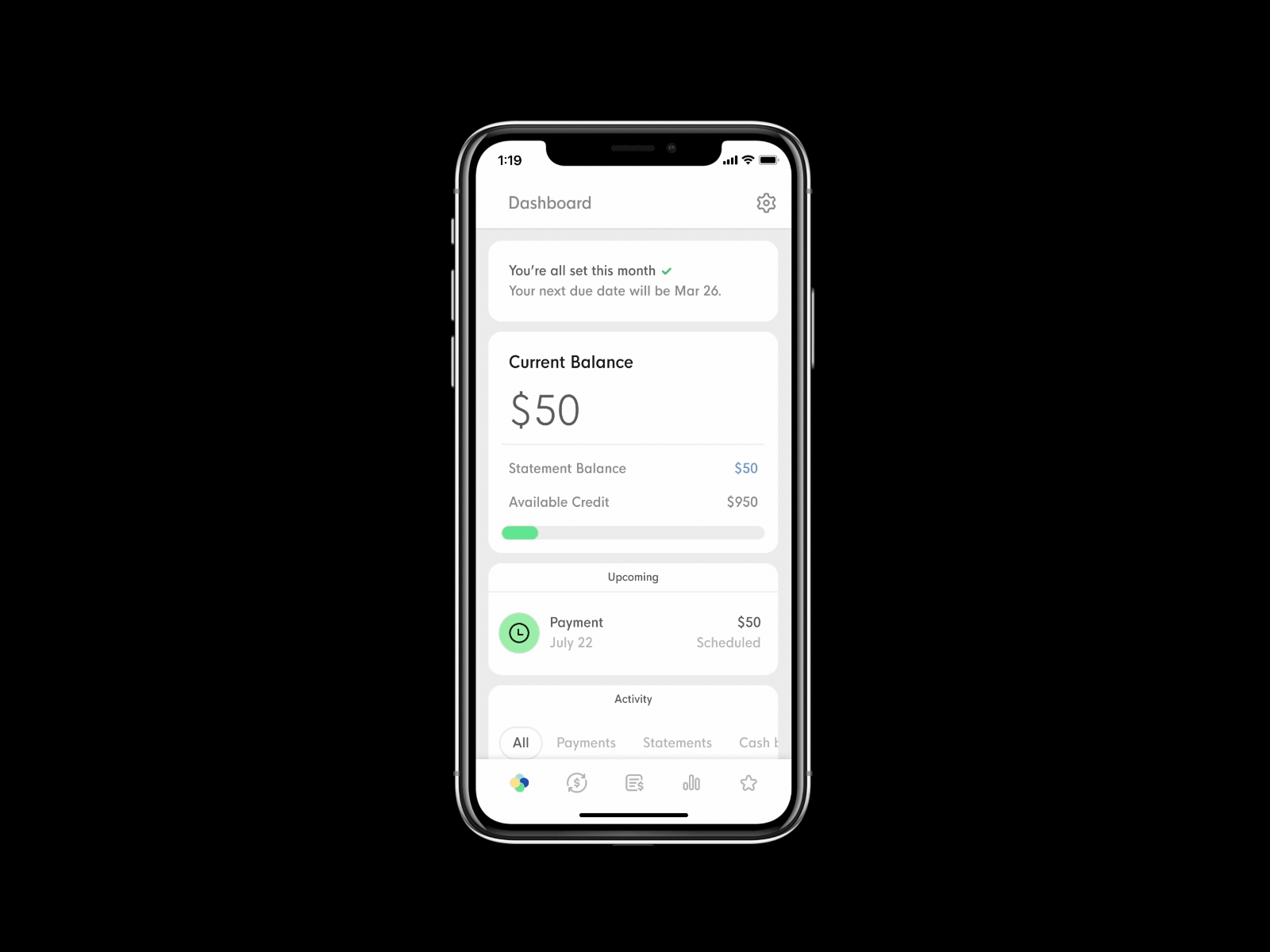 AutoPay auto pay auto pay credit card finance fintech ios mobile payments product design social proof