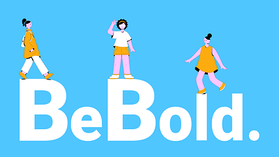 Be Bold. adobeillustrator bold character confidence design digitalart girl girls illustration risk street vector