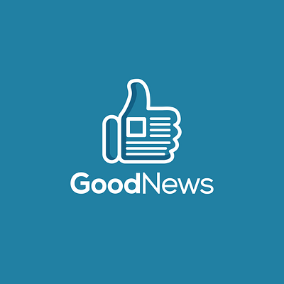 good news art branding creature design good good news goodnews graphic design great icon illustration logo morning morning new news newsletter newspaper ok thumbs up vector