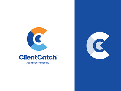 Client Catch - Logo Design brand identity branding c letter logo catch client client catch digital marketing financial healthcare home services lead generation leads legal lettermark logo logo design logo design branding logotype startup branding ui