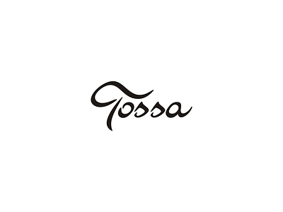 tossa cafe café calligraphy coffee coffee cup lettering logotype