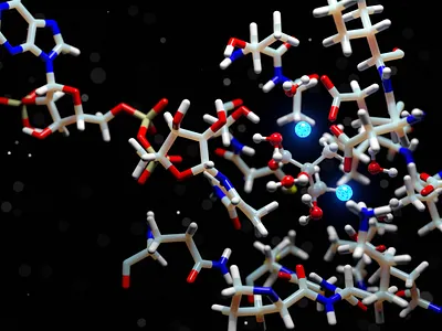 Quantum Site atomic atoms biology blender chemistry illustration medicine quantum science