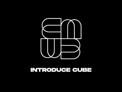 Introduce cube branding creative digital idendity illustrator logo logodesign logos logotype minimal typography vector