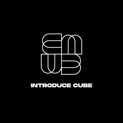 Introduce cube branding creative digital idendity illustrator logo logodesign logos logotype minimal typography vector