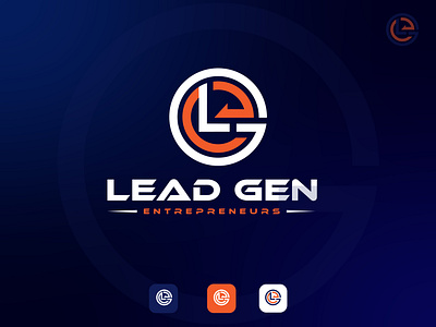 Lead Gen Entrepreneurs - Lead Generation Logo Design abstract logo branding creative design graphic design icon illustration initial logo lead generation logo logodesign modern logo vector