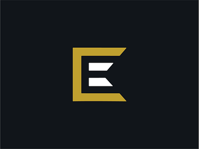 E logo Exploration branding e logo mark