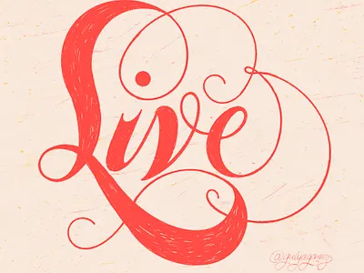 Live design illustration lettering logo swashes type typography
