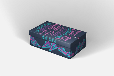 Nike Shoe Box for Womxn Sneakerheads activism feminism handlettering illustration lettering procreate sneaker art sneakerhead typography typography inspired