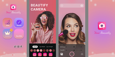 Your Beautify-Beauty App app appdesign beautify beauty beauty app design mobile ui ui uidesign