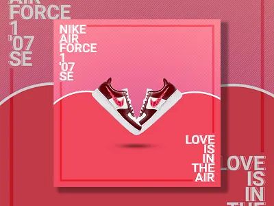 SOCIAL MEDIA ADS VALENTINES THEME ! advertisement media nike air force nike shoes social social media ads social media design socialmedia