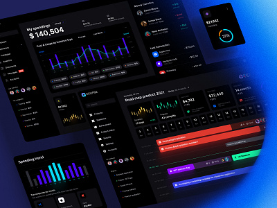 Eclipse - Figma dashboard UI kit for data design web apps chart dashboard dataviz design desktop illustration infographic logo predictive analytics statistic template