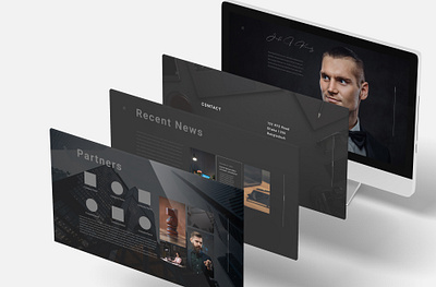 Business Portfolio adobe adobexd design illustration minimal ui ux