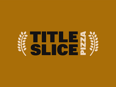 Title Slice Logo ornate version branding icon logo logo design