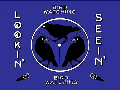 BIRD WATCHING adobe illustrator bird watching branding branding and identity crow design illustration illustrations illustrator
