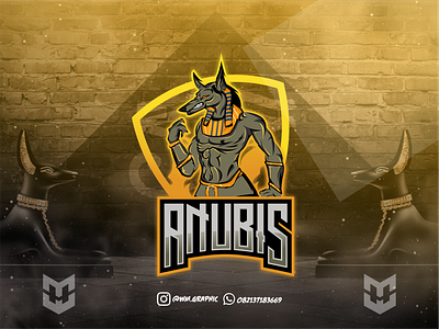 anubis1 art design game design gaming gaming logo gaminglogo graphic graphic design illustration illustrator logo vector