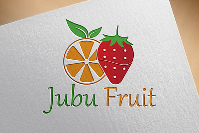 Jubu Fruit banner design business card flyer design graphic design illustrator logodesign photoshop