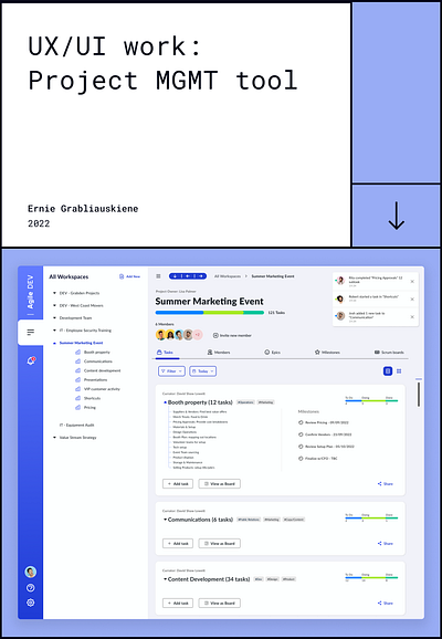 AgileDEV design project management ui ui uxui design