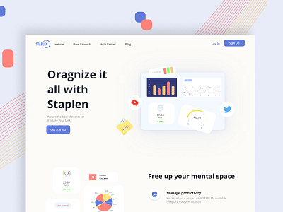 Alwis - Organize your file aplication clear creative figma minimal ui ux web webdesign website