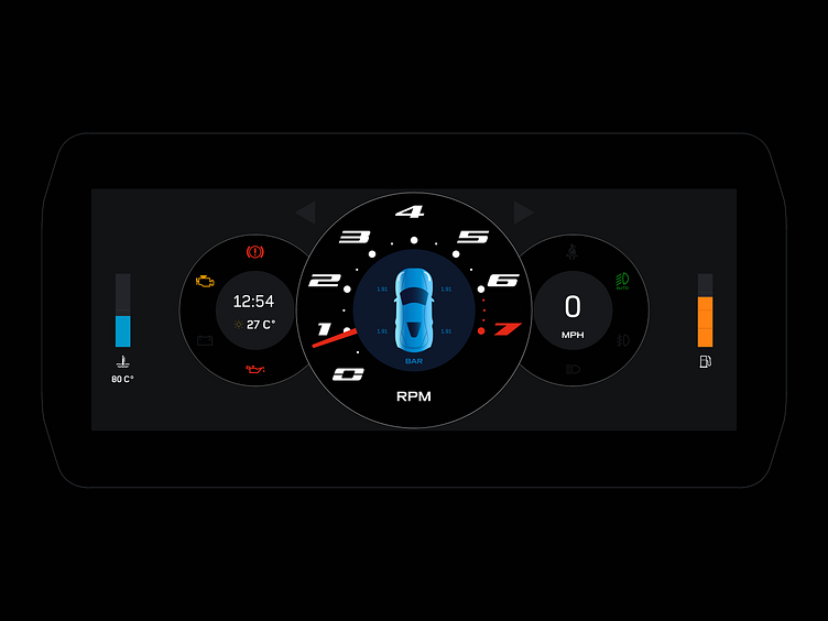 Noble M500 dashboard by Max Chesky on Dribbble