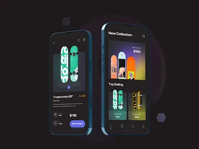 SkateBoard Application Concept. app clean colourful creative design figma graphic design minimal mobileapp skateboardapp ui uidesigners uigarage uigers uiux userexperience userinterface ux uxdesigners uxtrends