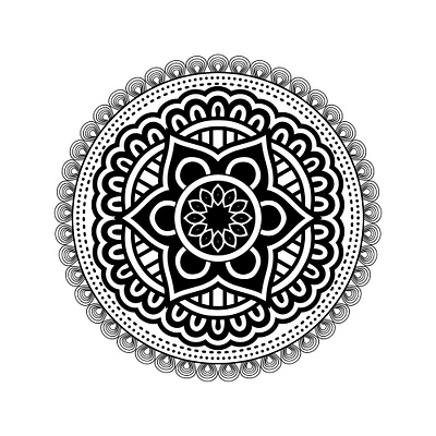 Simple Mandala Art Design 16 pattern design