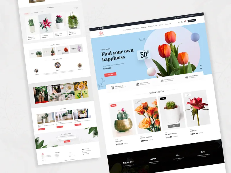 Flower Website designs, themes, templates and downloadable graphic ...