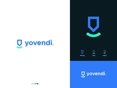 Yovendi Logo branding design logo logo design logo designer logo mark market logo marketplace logo minimalist store logo ui vector