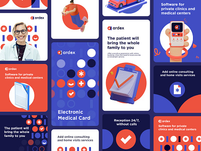 UI Components for Ardex Healthcare