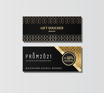 VOUCHER PROM 2021 ads branding design illustration logos logotype ui ux vector voucher voucher design vouchers