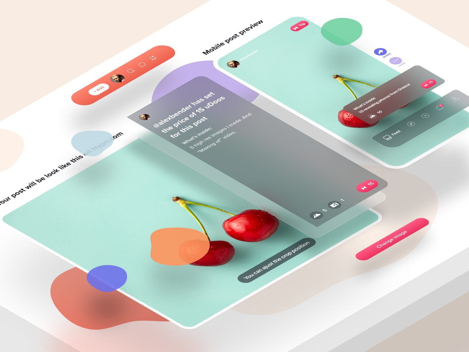 Example of Dashboard (Design Subscription)