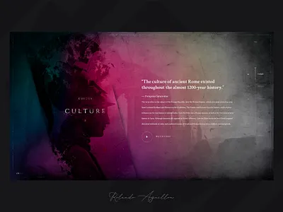 Journey | Rome 753 BC ancient antique illustraion journey ui ux web webdesign website