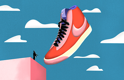 Nike's illustration nike blazer