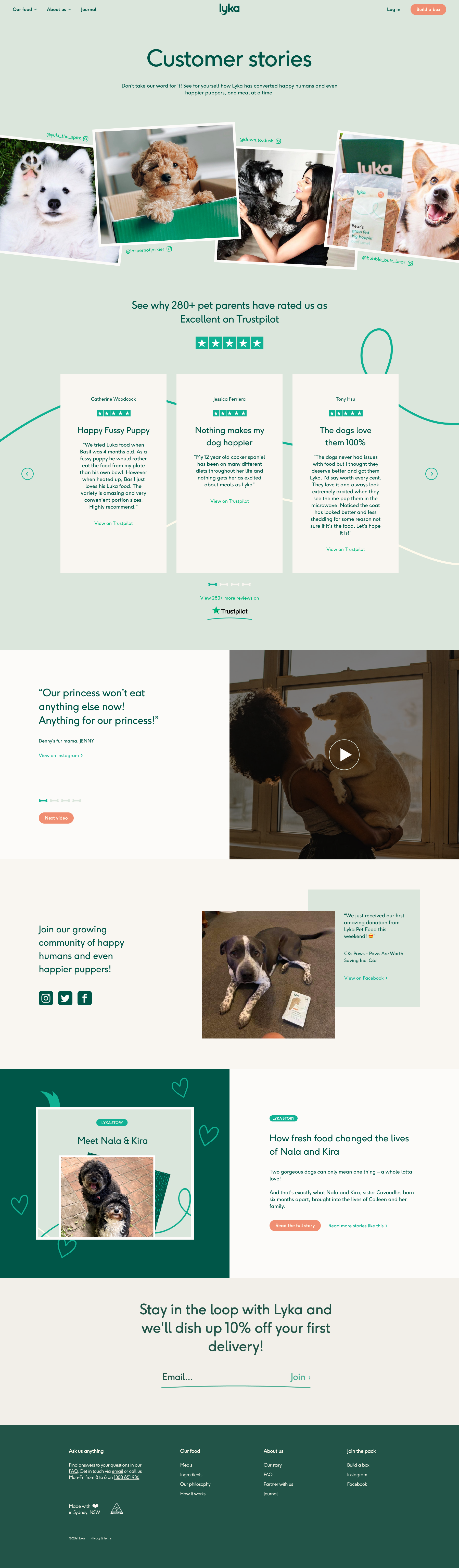 Testimonials Page branding landing page testimonials ui