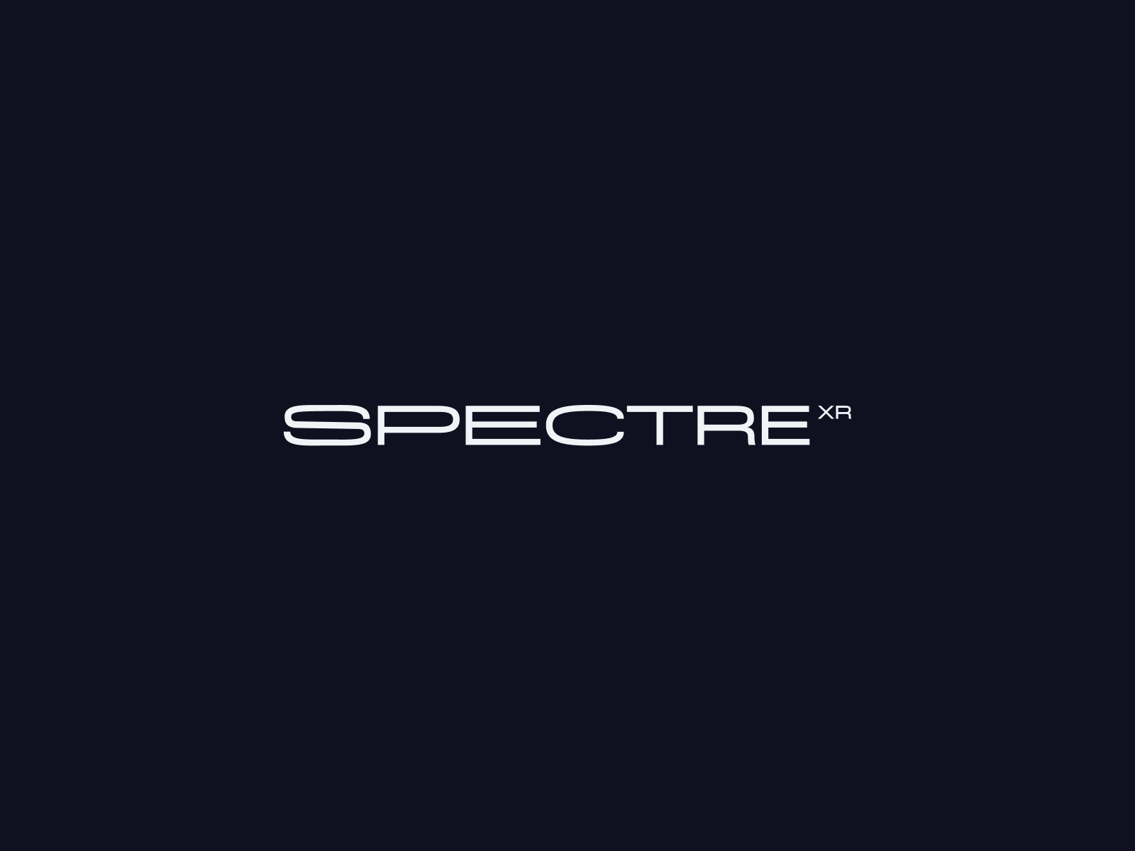 SpectreXR — Visual Identity app branding identity metaverse minimal type typography