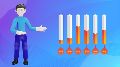 Man Flat ilustrasion Presentation illustration