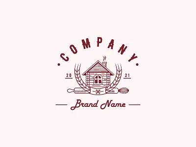 Bakers House Logo branding design icon illustration logo vector