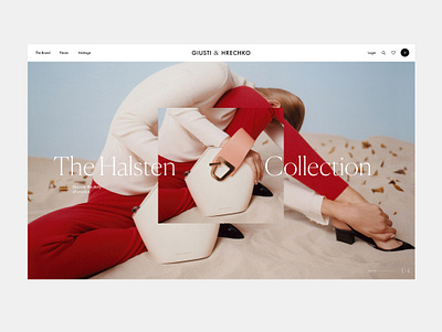 Home page for G&H branding grid home page logo minimal studio typography ui uiux ux visual identity web web design website